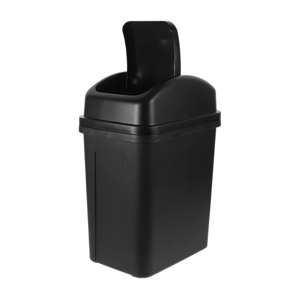 Poubelle avec couvercle basculant