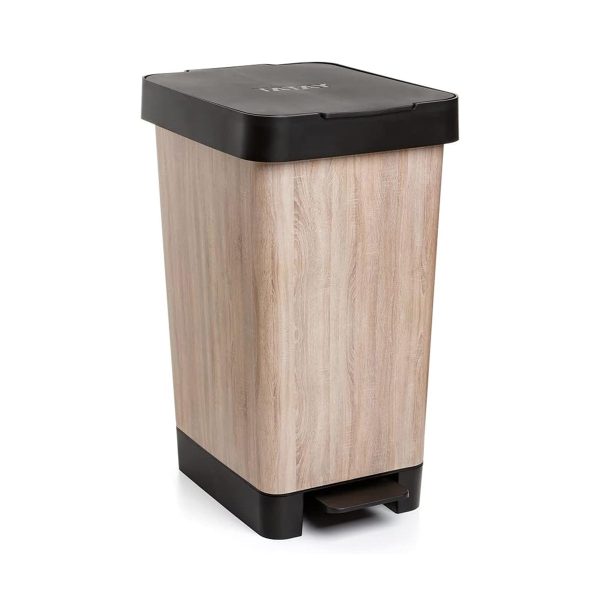 Poubelle cuisine 25L grise