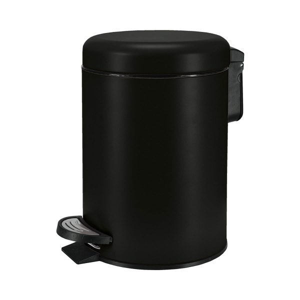 Poubelle noire élégante