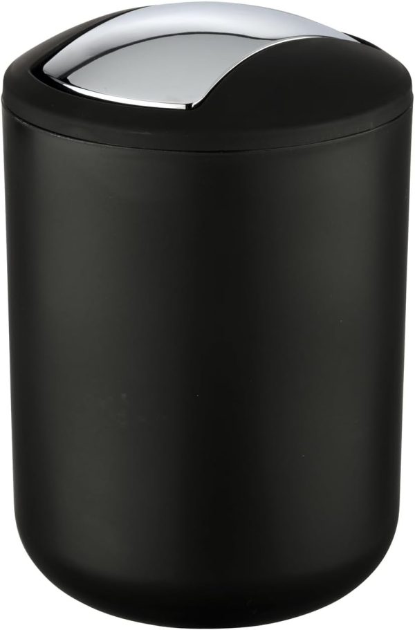Petite poubelle noire moderne