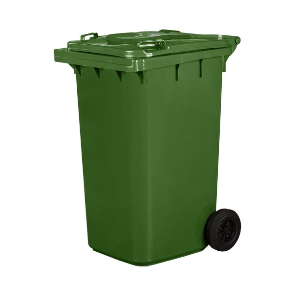 Bac à roulettes extérieur vert