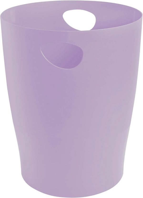 Poubelle violette compacte