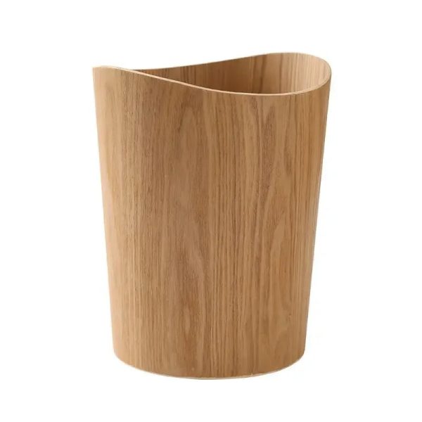 Poubelle en bois pour intérieur