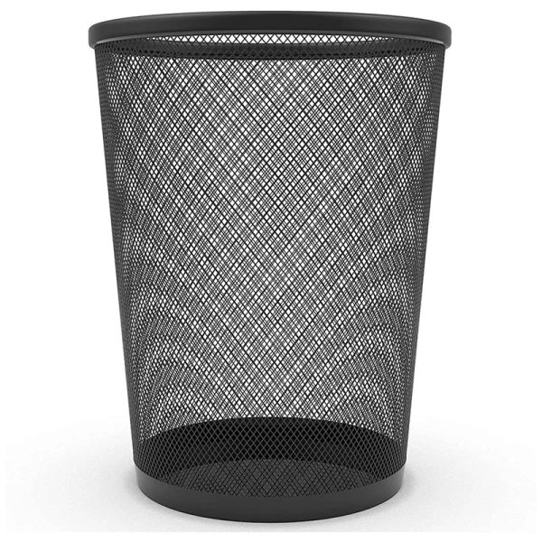 Corbeille à Papier noire élégante