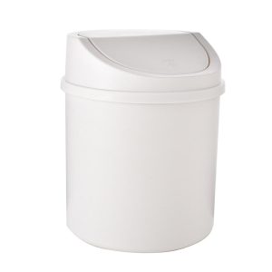 Mini poubelle blanche moderne
