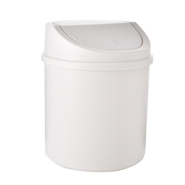 Mini poubelle blanche moderne