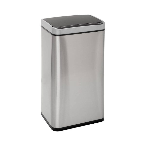 Poubelle automatique inox élégante