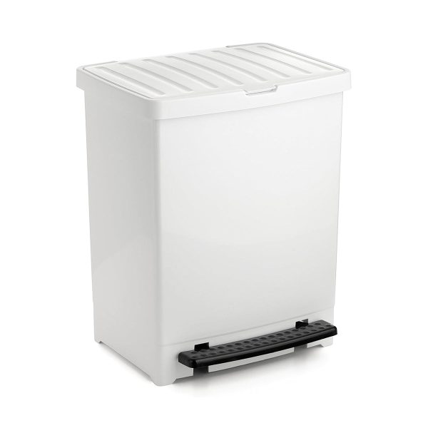 Poubelle cuisine blanche moderne