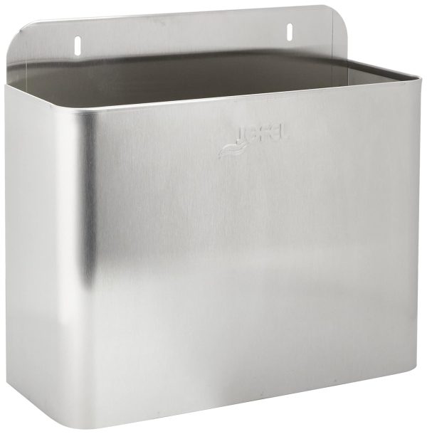 Poubelle murale inox