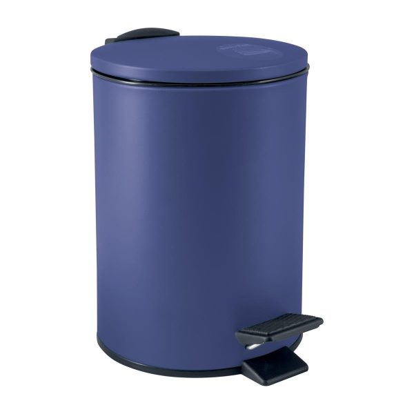 Poubelle bleu élégante
