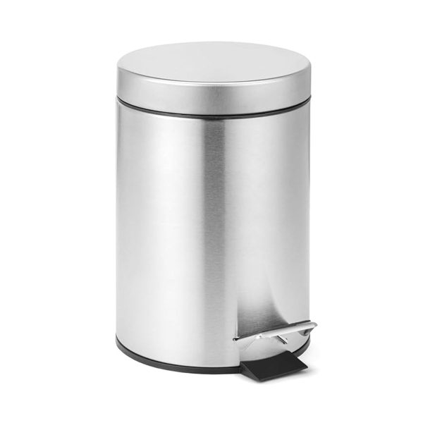 Poubelle inox salle de bain